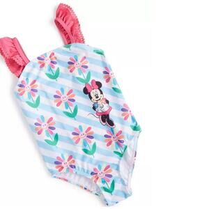 Minnie Mouse Toddler Girls Printed One-Piece Swimsuit 4T